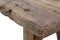 Decoratieve bank - 120x30x45 - Rustiek blank - Oud hout