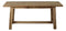 Decoratieve bank Lawas - 100x27x46 - Naturel - Teak