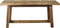 Decoratieve bank Lawas - 100x27x46 - Naturel - Teak