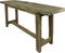 Decoratieve bank Lawas - 100x27x46 - Naturel - Teak