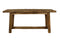 Decoratieve bank Lawas - 100x27x46 - Naturel - Teak