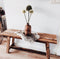 Decoratieve bank Lawas - 100x27x46 - Naturel - Teak