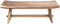 Decoratieve bank Osaka - 150x30x47 - Naturel - Munggur