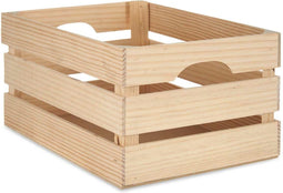 Decoratieve Doos Dennenhout 26 x 18,3 x 36 cm (3 Stuks)