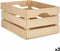 Decoratieve Doos Dennenhout 26 x 18,3 x 36 cm (3 Stuks)