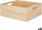 Decoratieve Doos Dennenhout 31 x 14 x 36 cm (4 Stuks)