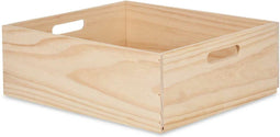 Decoratieve Doos Dennenhout 35 x 14 x 40 cm (4 Stuks)