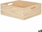 Decoratieve Doos Dennenhout 35 x 14 x 40 cm (4 Stuks)