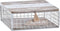 Decoratieve Doos DKD Home Decor Metaal Hout Wit (16 x 16 x 6 cm)