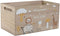 Decoratieve Doos Home ESPRIT Multicolour Natuurlijk Hout MDF 36 x 21 x 18 cm