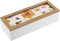 Decoratieve Doos Versa Bloemblaadjes Hout MDF 9 x 6 x 24 cm
