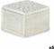 Decoratieve Doos Wit Hout 11,5 x 8 x 11,5 cm (6 Stuks)