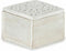 Decoratieve Doos Wit Hout 11,5 x 8 x 11,5 cm (6 Stuks)