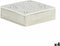 Decoratieve Doos Wit Hout 22 x 7,5 x 22 cm (4 Stuks)