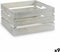 Decoratieve Doos Wit Hout 31 x 20 x 40,5 cm (9 Stuks)