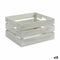 Decoratieve Doos Wit Hout 36 x 18 x 26 cm (12 Stuks)