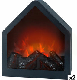 Decoratieve elektrische wandhaard Ambients (2 Stuks)