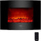 Decoratieve elektrische wandhaard Cecotec Warm 2200 Curved Flames 2000W Zwart