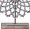 Decoratieve figuren 40 x 8 x 49 cm Natuurlijk Wit