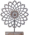 Decoratieve figuren 40 x 8 x 49 cm Natuurlijk Wit