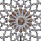 Decoratieve figuren 40 x 8 x 49 cm Natuurlijk Wit