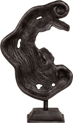 Decoratieve figuren Abstract 30 x 10,5 x 49 cm Grijs