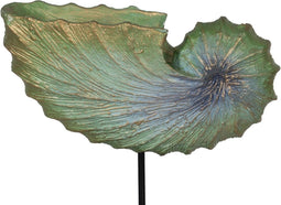 Decoratieve figuren Bruin Groen Schelp 30 x 12 x 30 cm