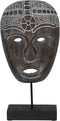 Decoratieve figuren Bruin Masker 24 x 12 x 46 cm