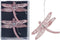 Decoratieve figuren Christmas Decoration Roze Kerstversiering (10 X 1 X 17 CM)
