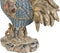 Decoratieve figuren DKD Home Decor 14,3 x 7,5 x 20 cm Blauw Turkoois Haan Decapé (2 Stuks)