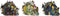 Decoratieve figuren DKD Home Decor 15,5 x 10,5 x 11 cm Multicolour Schedel (3 Stuks)