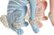Decoratieve figuren DKD Home Decor 18 x 10 x 30,5 cm Scandi Blauw Roze (2 Stuks)
