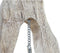 Decoratieve figuren DKD Home Decor 18 x 9 x 62 cm Natuurlijk Zilverkleurig Bruin (2 Stuks)
