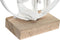 Decoratieve figuren DKD Home Decor 23 x 10 x 27 cm Wit Hars Mangohout Familie
