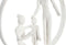 Decoratieve figuren DKD Home Decor 23 x 10 x 27 cm Wit Hars Mangohout Familie