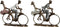 Decoratieve figuren DKD Home Decor 27 x 9,5 x 23 cm Roze Gouden Wit (2 Stuks)