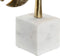 Decoratieve figuren DKD Home Decor 28 x 7,5 x 47 cm Gouden Wit Tropisch Blad van een plant