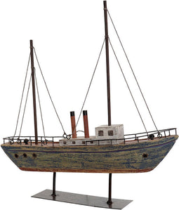 Decoratieve figuren DKD Home Decor 37,5 x 8,5 x 41 cm Verouderde afwerking Multicolour Barco