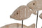 Decoratieve figuren DKD Home Decor 51 x 8 x 27 cm Verouderde afwerking Lichtbruin Spiralen