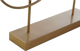 Decoratieve figuren DKD Home Decor 56 x 9 x 55 cm Abstract Zwart Gouden Wit Modern