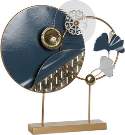 Decoratieve figuren DKD Home Decor 58 x 9 x 60 cm Abstract Blauw Gouden Wit Modern