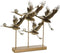 Decoratieve figuren DKD Home Decor 64 x 9 x 51 cm Gouden Fågel
