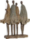 Decoratieve figuren DKD Home Decor Afrikaanse Hars Multicolour (33,5 x 14,5 x 41 cm)