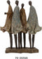 Decoratieve figuren DKD Home Decor Afrikaanse Hars Multicolour (33,5 x 14,5 x 41 cm)