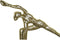 Decoratieve figuren DKD Home Decor Aluminium Hout MDF Yoga (3 pcs) (33 x 10 x 35 cm) (35 x 10 x 33 cm) (33 x 10 x 28 cm)