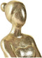 Decoratieve figuren DKD Home Decor Ballerina Gouden Hars Donker grijs (21,5 x 23 x 32 cm)