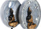 Decoratieve figuren DKD Home Decor Beige Blauw Metaal Boeddha Hars Orientaals (25 x 6,7 x 25,6 cm) (2 Stuks)