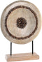 Decoratieve figuren DKD Home Decor Beige Ijzer Cirkels (39 x 12 x 55 cm)