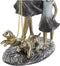 Decoratieve figuren DKD Home Decor Blauw Gouden Hars Modern Familie (16 x 9,5 x 24 cm)