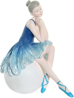 Decoratieve figuren DKD Home Decor Blauw Hars (8.2 x 13 x 14.5 cm)